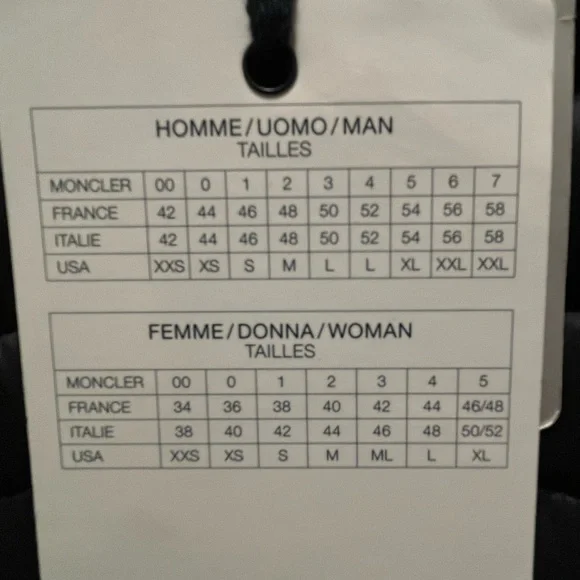 **NWT** Moncler's Raie Short Down Parka Jacket Black XL (size 5) - Picture 12 of 12